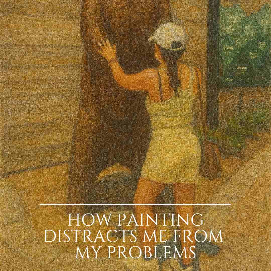 How Painting Distracts Me From My Problems